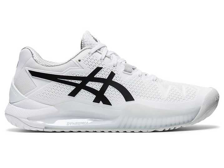 Asics GEL-Resolution 8 Ženske Teniški Copati Bele Črne | Slovenija-6532970