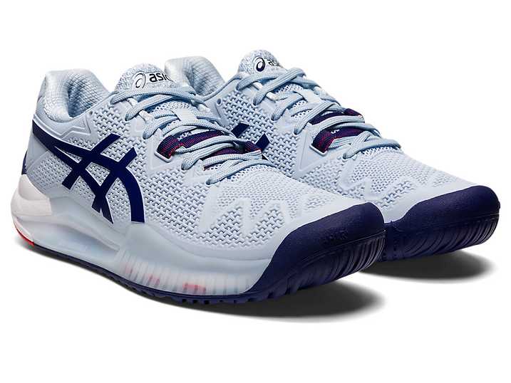 Asics GEL-Resolution 8 Ženske Teniški Copati Svetlo Modre Modre | Slovenija-6843719