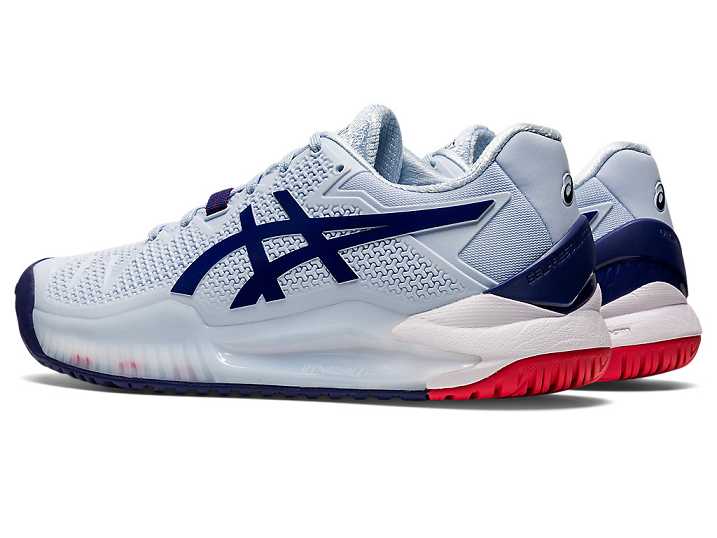 Asics GEL-Resolution 8 Ženske Teniški Copati Svetlo Modre Modre | Slovenija-6843719