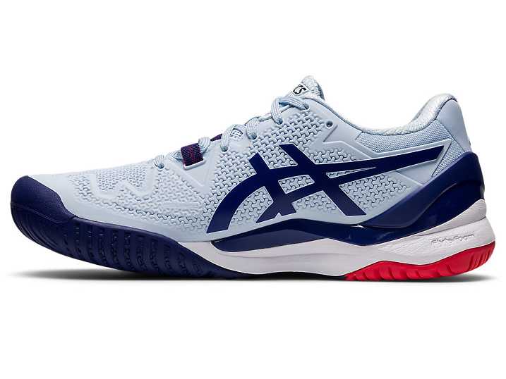 Asics GEL-Resolution 8 Ženske Teniški Copati Svetlo Modre Modre | Slovenija-6843719