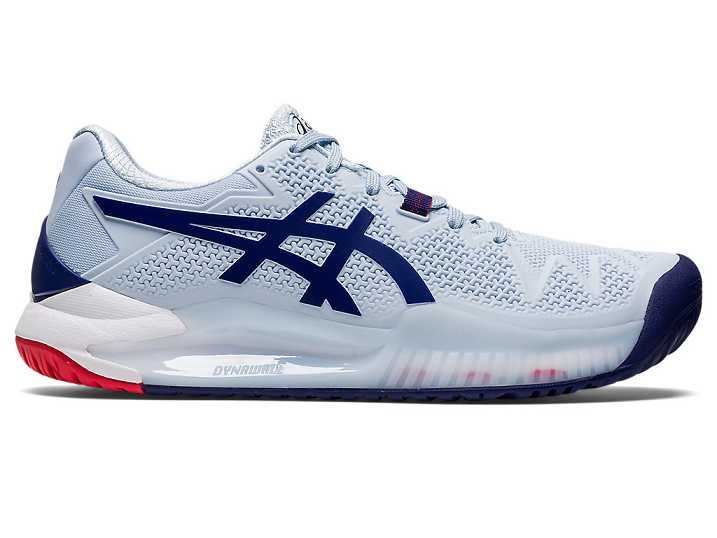 Asics GEL-Resolution 8 Ženske Teniški Copati Svetlo Modre Modre | Slovenija-6843719