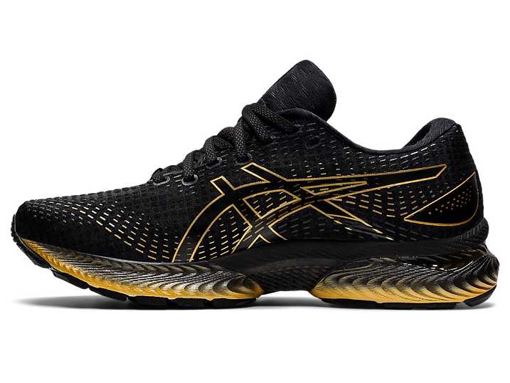 Asics GEL-SAIUN Moški Tekaški Čevlji Črne Zlate | Slovenija-4763915