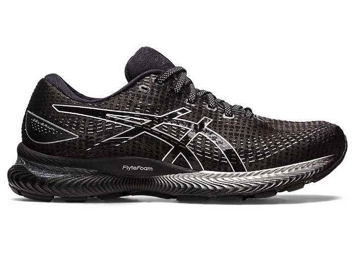 Asics GEL-SAIUN Moški Tekaški Čevlji Črne Srebrne | Slovenija-9357068