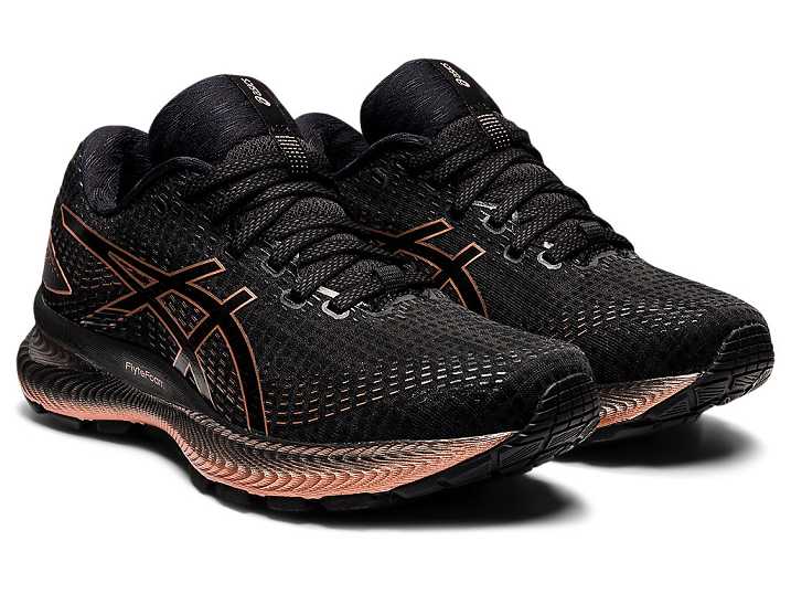 Asics GEL-SAIUN Ženske Tekaški Čevlji Črne Roza Zlate | Slovenija-8630417