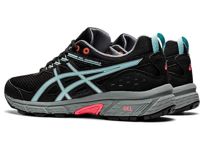 Asics GEL-SANGAKU 2 Ženske Tekaški Čevlji Črne Modre | Slovenija-7984250