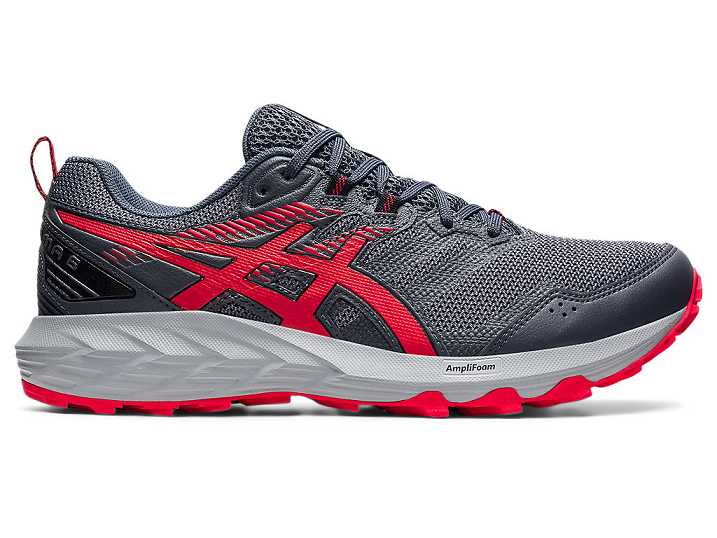 Asics GEL-SONOMA 6 Moški Tekaški Čevlji Sive Rdeče | Slovenija-6475031