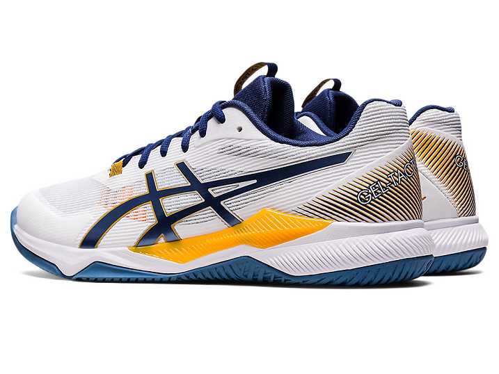 Asics GEL-TACTIC Moški Odbojkarski Čevlji Bele | Slovenija-0789532