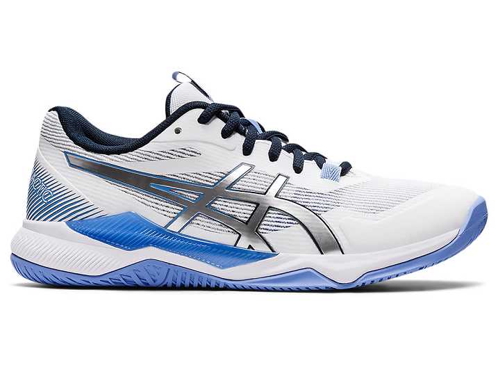 Asics GEL-TACTIC Ženske Odbojkarski Čevlji Bele Modre | Slovenija-5637049