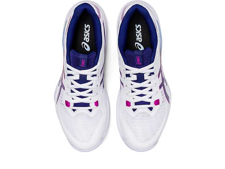 Asics GEL-TACTIC Ženske Odbojkarski Čevlji Bele Modre | Slovenija-7213804