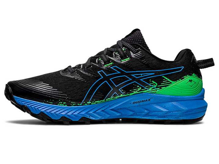 Asics GEL-TRABUCO 10 Moški Tekaški Čevlji Črne Modre | Slovenija-0617359