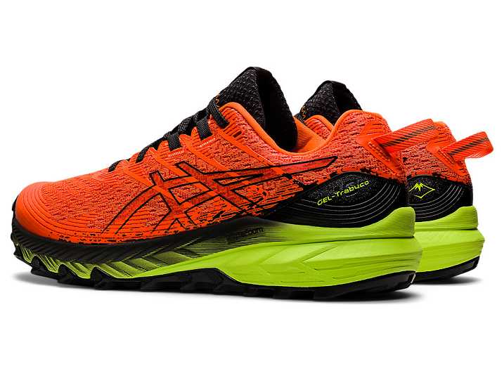 Asics GEL-TRABUCO 10 Moški Tekaški Čevlji Oranžne Črne | Slovenija-7349162