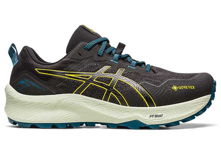 Asics GEL-TRABUCO 11 GTX Moški Tekaški Čevlji Črne Zlate Rumene | Slovenija-2397156