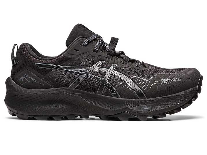 Asics GEL-TRABUCO 11 GTX Ženske Tekaški Čevlji Črne Sive | Slovenija-3981047