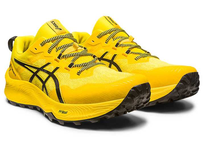 Asics GEL-TRABUCO 11 Moški Tekaški Čevlji Zlate Rumene Črne | Slovenija-0267548