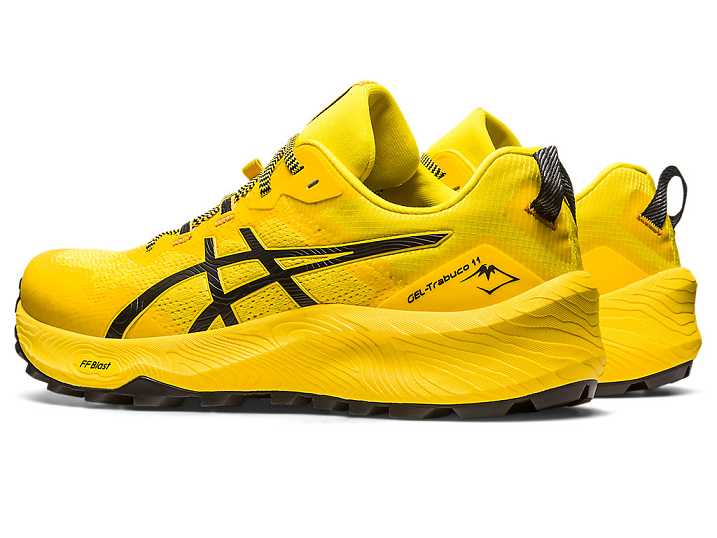 Asics GEL-TRABUCO 11 Moški Tekaški Čevlji Zlate Rumene Črne | Slovenija-0267548