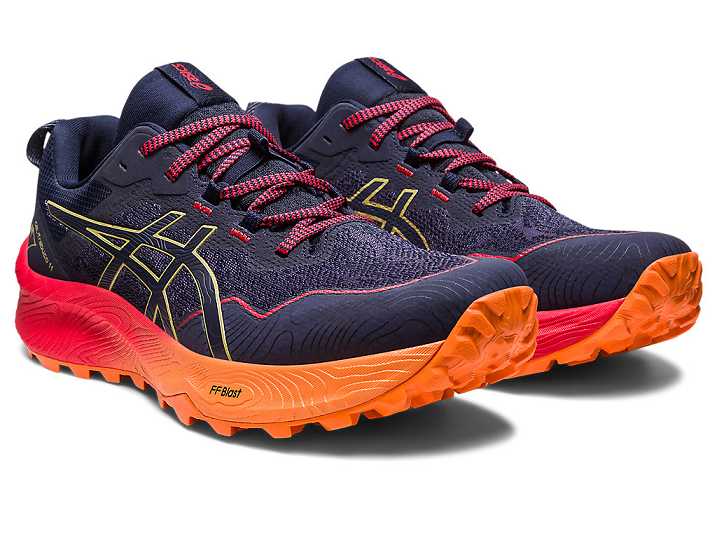 Asics GEL-TRABUCO 11 Moški Tekaški Čevlji Modre Olivno Zelene | Slovenija-2596471