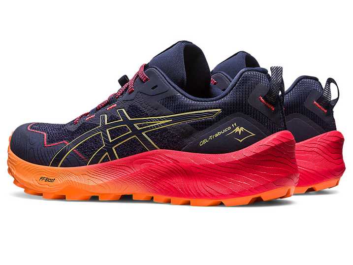 Asics GEL-TRABUCO 11 Moški Tekaški Čevlji Modre Olivno Zelene | Slovenija-2596471