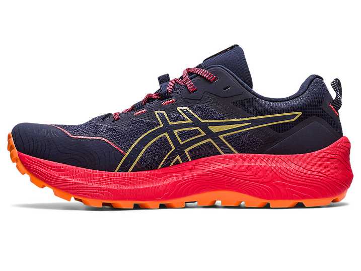 Asics GEL-TRABUCO 11 Moški Tekaški Čevlji Modre Olivno Zelene | Slovenija-2596471