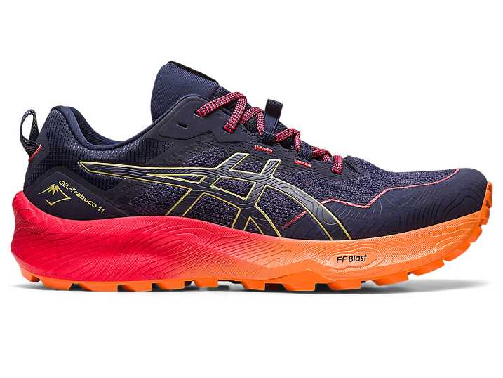 Asics GEL-TRABUCO 11 Moški Tekaški Čevlji Modre Olivno Zelene | Slovenija-2596471