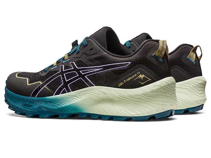 Asics GEL-TRABUCO 11 Ženske Tekaški Čevlji Črne Vijolične | Slovenija-5730198