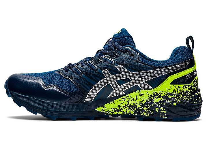 Asics GEL-Trabuco Terra Moški Tekaški Čevlji Modre Srebrne | Slovenija-8437519