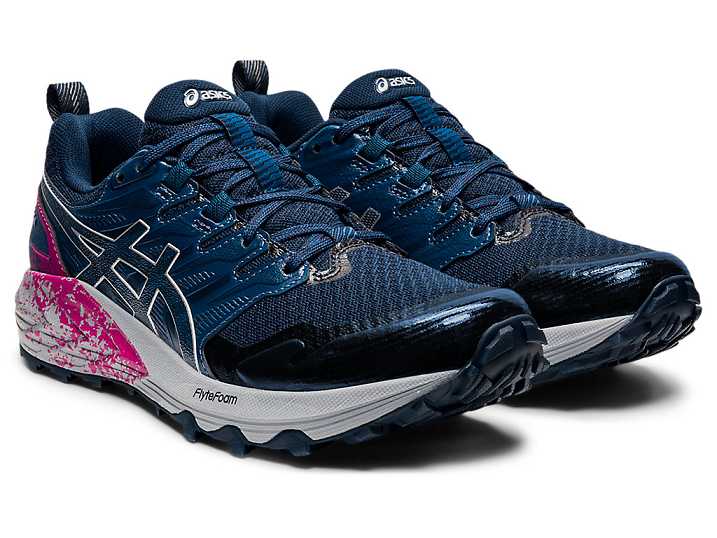 Asics GEL-Trabuco Terra Ženske Tekaški Čevlji Modre Srebrne | Slovenija-4705382