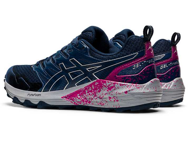 Asics GEL-Trabuco Terra Ženske Tekaški Čevlji Modre Srebrne | Slovenija-4705382