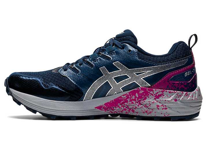 Asics GEL-Trabuco Terra Ženske Tekaški Čevlji Modre Srebrne | Slovenija-4705382