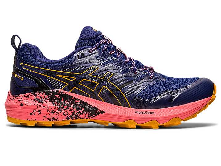 Asics GEL-Trabuco Terra Ženske Tekaški Čevlji Modre Bež | Slovenija-7584692