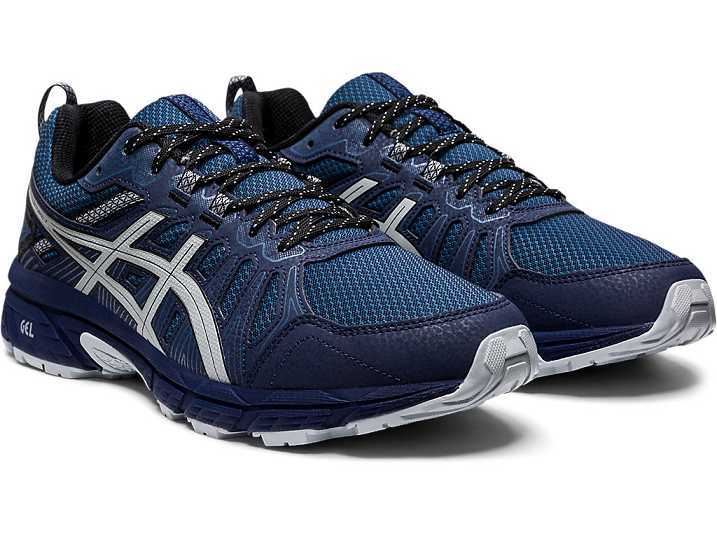 Asics GEL-VENTURE 7 Moški Tekaški Čevlji Temno Modre Sive | Slovenija-0137289