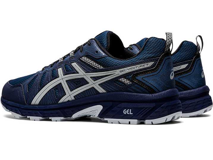 Asics GEL-VENTURE 7 Moški Tekaški Čevlji Temno Modre Sive | Slovenija-0137289