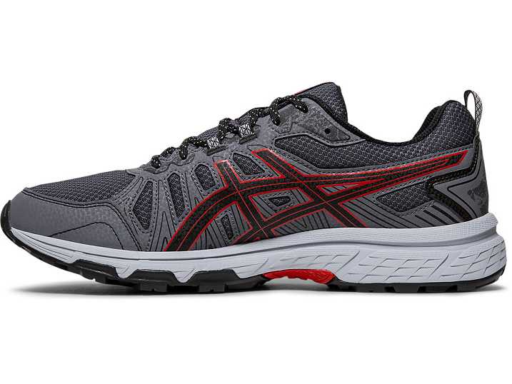 Asics GEL-VENTURE 7 Moški Tekaški Čevlji Črne Rdeče | Slovenija-2876195