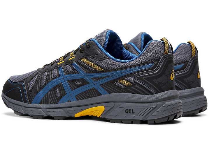 Asics GEL-VENTURE 7 Moški Tekaški Čevlji Črne | Slovenija-5794326