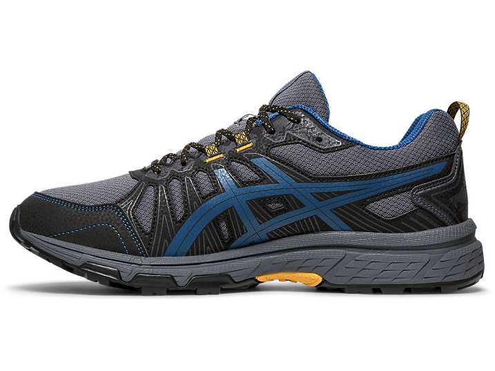 Asics GEL-VENTURE 7 Moški Tekaški Čevlji Črne | Slovenija-5794326