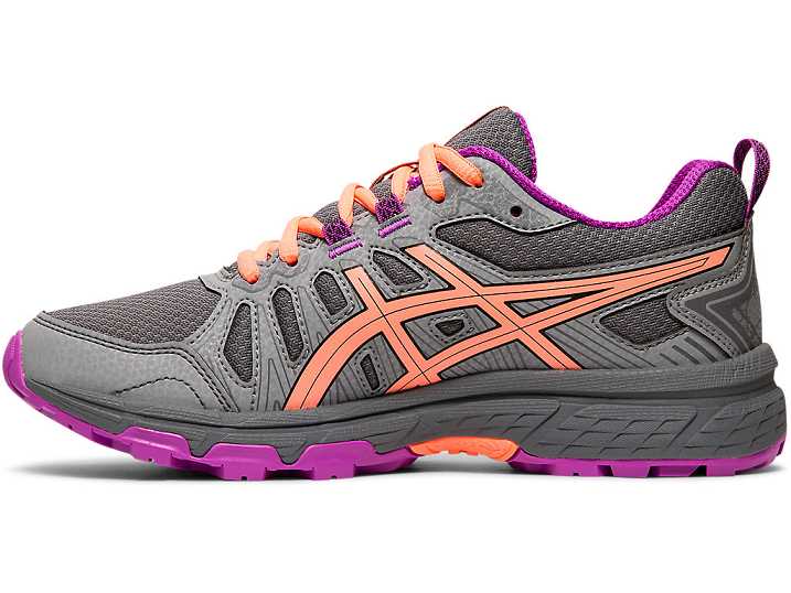 Asics GEL-VENTURE 7 Otroški Tekaški Čevlji Črne | Slovenija-9350826