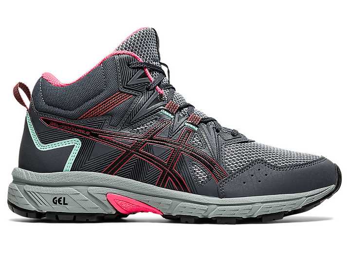 Asics GEL-VENTURE 8 MT Ženske Tekaški Čevlji Sive Roza | Slovenija-9314726