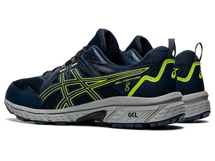 Asics GEL-VENTURE 8 Moški Tekaški Čevlji Modre Zelene | Slovenija-0628931