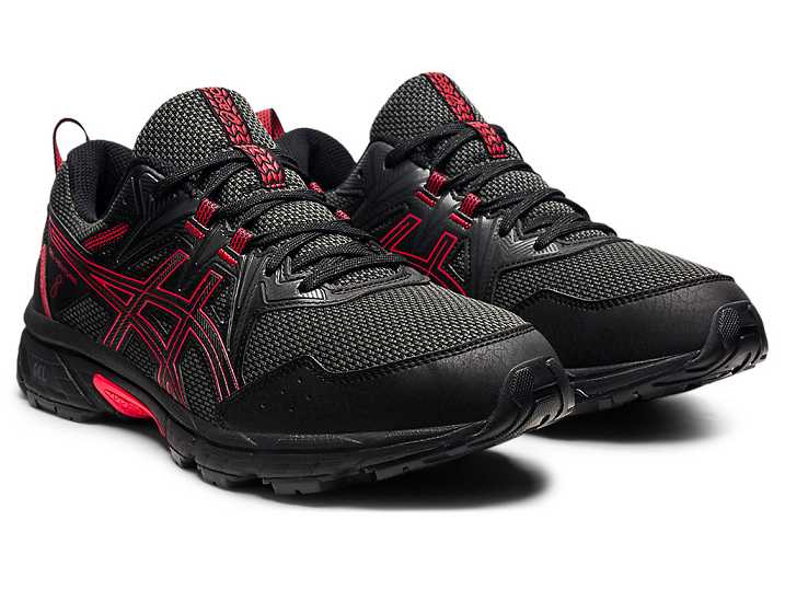 Asics GEL-VENTURE 8 Moški Tekaški Čevlji Črne Rdeče | Slovenija-4025619