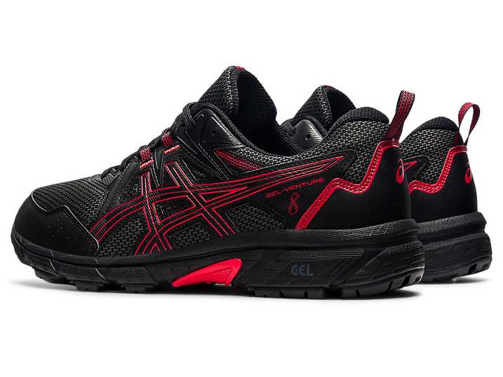 Asics GEL-VENTURE 8 Moški Tekaški Čevlji Črne Rdeče | Slovenija-4025619