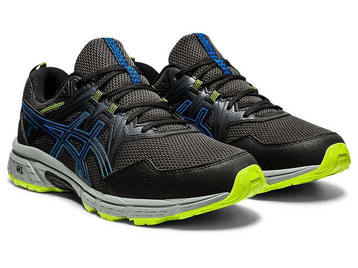 Asics GEL-VENTURE 8 Moški Tekaški Čevlji Črne Modre | Slovenija-4286510