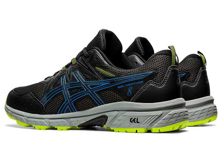 Asics GEL-VENTURE 8 Moški Tekaški Čevlji Črne Modre | Slovenija-4286510