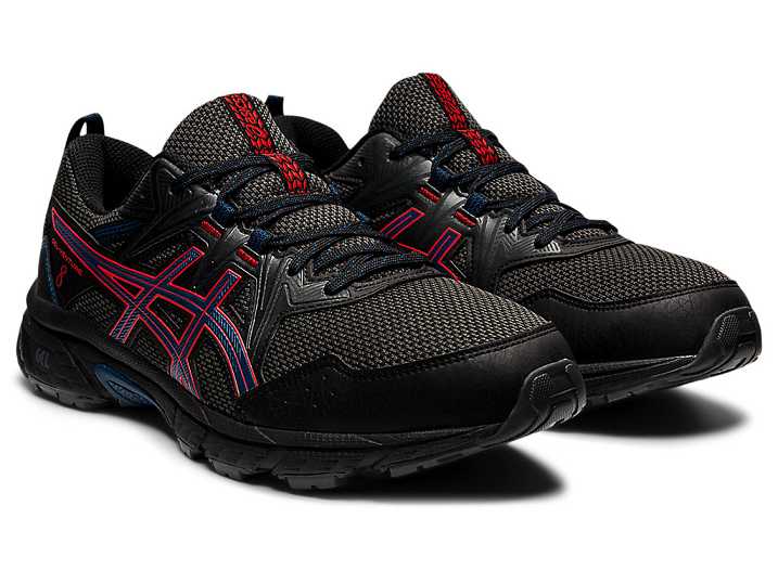 Asics GEL-VENTURE 8 Moški Tekaški Čevlji Črne Rdeče | Slovenija-4298603