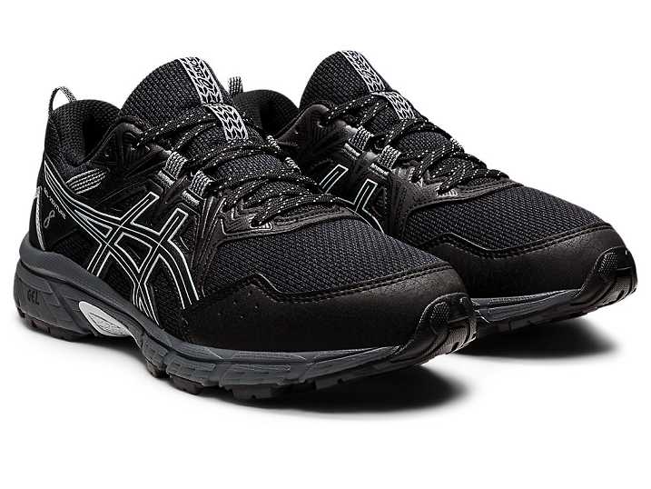 Asics GEL-VENTURE 8 Moški Tekaški Čevlji Črne Sive | Slovenija-4927013