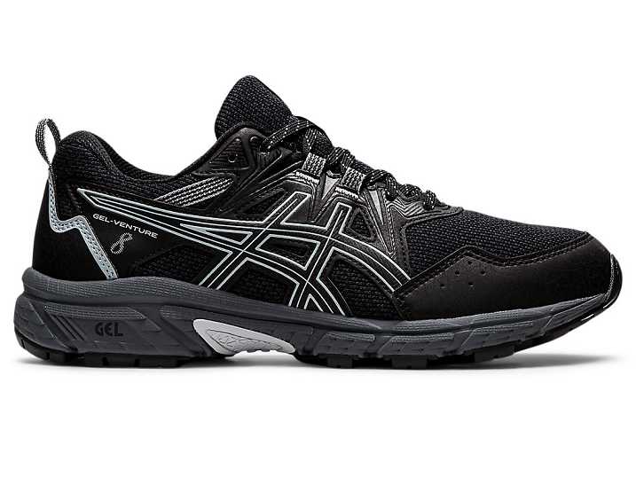 Asics GEL-VENTURE 8 Moški Tekaški Čevlji Črne Sive | Slovenija-4927013