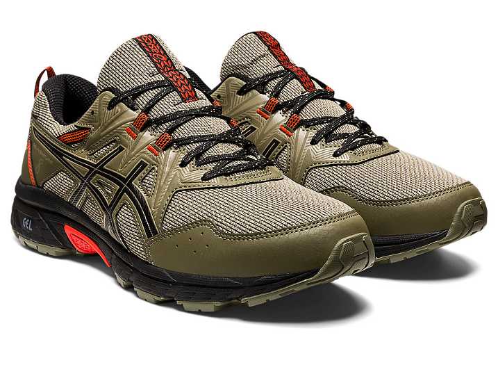 Asics GEL-VENTURE 8 Moški Tekaški Čevlji Zelene Črne | Slovenija-5862749