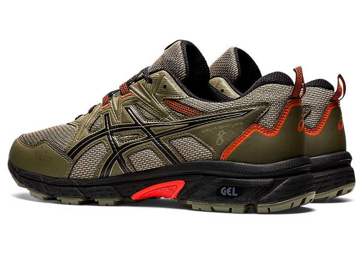 Asics GEL-VENTURE 8 Moški Tekaški Čevlji Zelene Črne | Slovenija-5862749