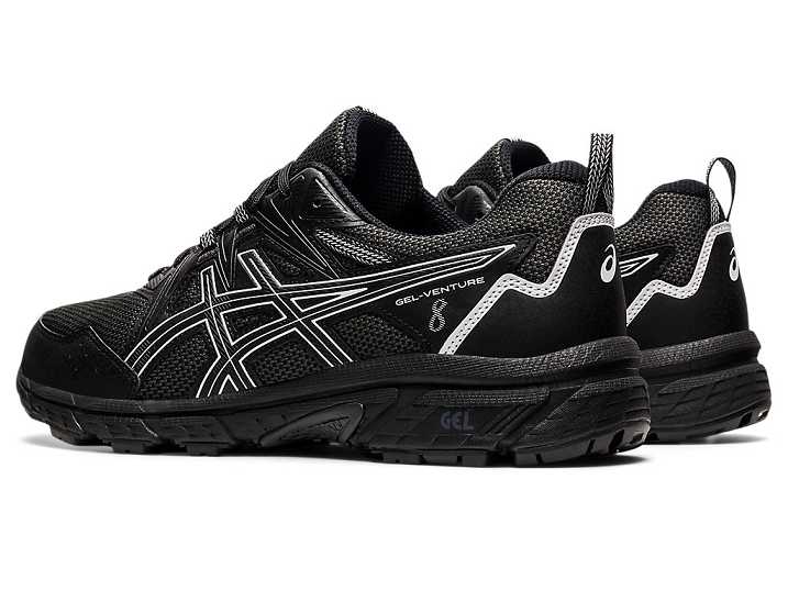 Asics GEL-VENTURE 8 Moški Tekaški Čevlji Črne Bele | Slovenija-7309258