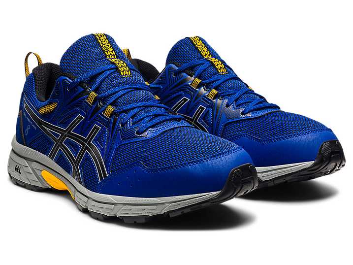 Asics GEL-VENTURE 8 Moški Tekaški Čevlji Modre Črne | Slovenija-7560392