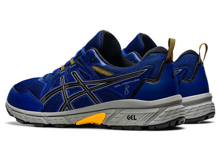 Asics GEL-VENTURE 8 Moški Tekaški Čevlji Modre Črne | Slovenija-7560392