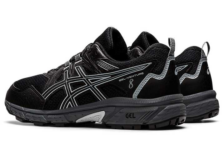 Asics GEL-VENTURE 8 Ženske Tekaški Čevlji Črne Sive | Slovenija-2176389